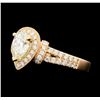 Image 1 : 1.73 ctw Diamond Ring - 14KT Rose Gold