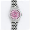 Image 2 : Rolex Ladies Stainless Steel 26MM Pink String Diamond Lugs Datejust Wristwatch