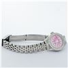 Image 8 : Rolex Ladies Stainless Steel 26MM Pink String Diamond Lugs Datejust Wristwatch