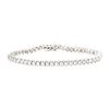 Image 1 : 2.05 ctw Diamond S Style Tennis Bracelet" - 14KT White Gold"