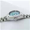 Image 6 : Rolex Ladies Stainless Steel Ice Blue Diamond 26MM Datejust Wristwatch Serviced