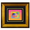 Image 1 : Flag with Heart on Blends by Peter Max