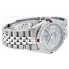 Image 4 : Rolex Mens Stainless Steel Meteorite Diamond And Ruby Datejust Wristwatch 36MM