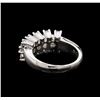 Image 3 : 14KT White Gold 1.54 ctw Diamond Ring