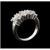 Image 4 : 14KT White Gold 1.54 ctw Diamond Ring