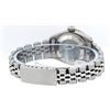Image 7 : Rolex Ladies 26 Stainless Steel Sky Blue Diamond & Emerald Datejust Wristwatch