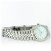 Image 8 : Rolex Mens Stainless Steel Ice Blue Diamond Oyster Perpetual 36MM Datejust Wrist
