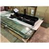 Image 2 : FRAMELESS GLASS WALKWAY / PARTITION PARTS INCLUDING: 6 PCS OF 1/2" THICK 24"H ASSORTED LENGTH