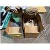 Image 3 : 5 BOXES OF BLACK / WHITE CLOTH VENDING BAGS, 2 BOXES OF DRAPES & 2 BAG HOLDERS