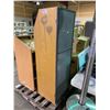 Image 2 : MAPLE ILLUMINATED 30"W X 24"D X 48"H MOBILE PODIUM WITH 22"W X 22"D X 69"H VENTED SINGLE DOOR