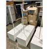 Image 2 : WHITE 4 DRAWER 47"W X 18"D X 64"H ADJUSTABLE CLOTHING STORAGE DISPLAY UNIT