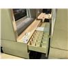 Image 2 : NATURAL WOOD SINGLE DRAWER, 2 DOOR 47"W X 20"D X 34 1/2"H PRODUCT DISPLAY STORAGE CABINET WITH