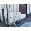 Image 2 : MAGNUM 3 DOOR ALUMINUM 81"W X 12"D X 45"H BEHIND CAB SERVICE BOX WITH LIGHTS
