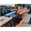Image 2 : ASSORTED ORANGE & BLUE PALLET RACKING UPRIGHTS, CROSSBARS, DECKING