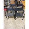 Image 1 : 4 black chairs
