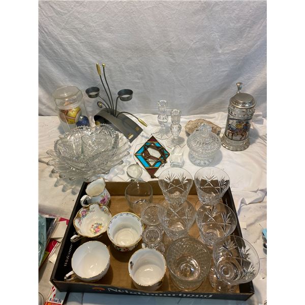 Crystal and other collectibles