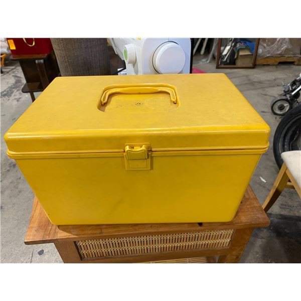 Vintage sewing container