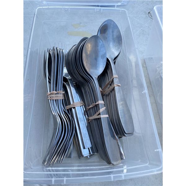 Serving spoons and forks