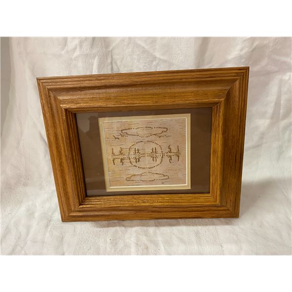 Birch bark art