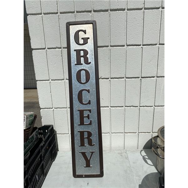 Grocery sign