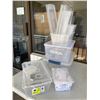 Image 1 : Containers, gloves and some small jars