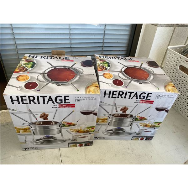 Fondue sets (2)