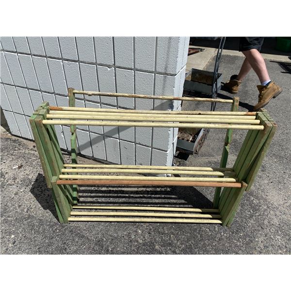 Rustic drying rack
