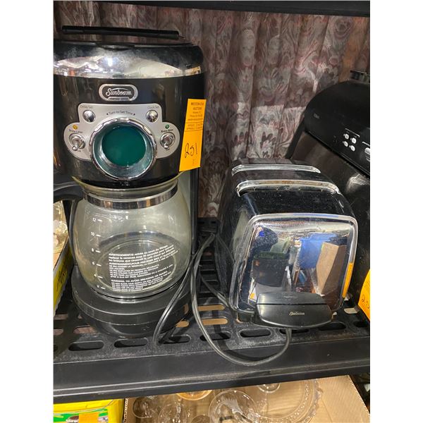 toaster and coffee maker