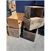 Image 1 : Lot wood crates