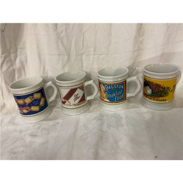 Franklin Mint advertising mug collection