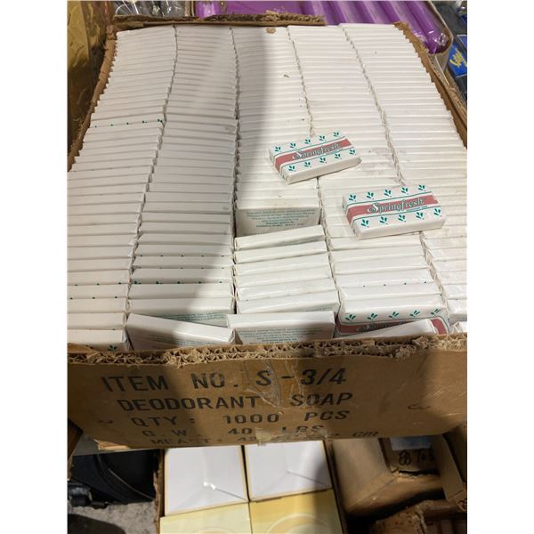 Case small soap packages