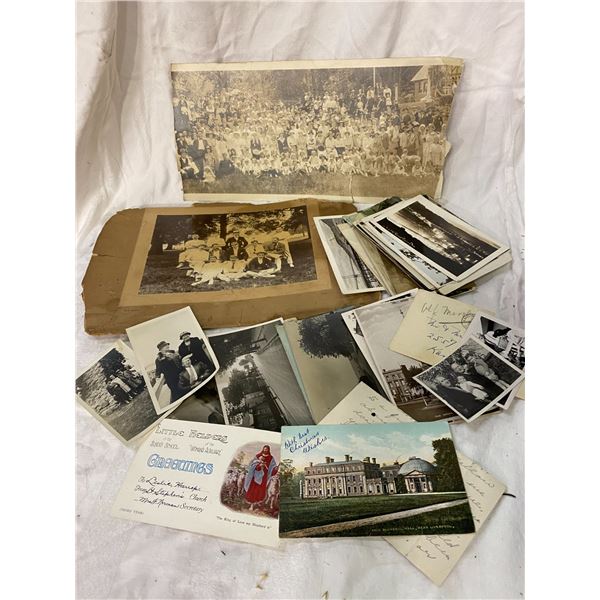 Lot of vintage photos