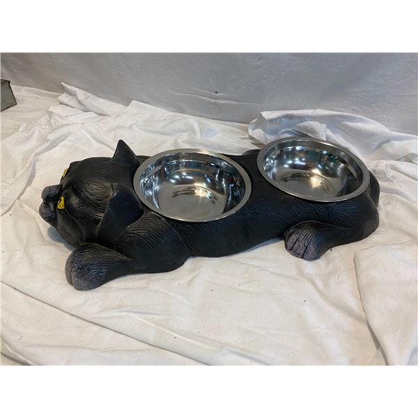 Cat dish cast iron