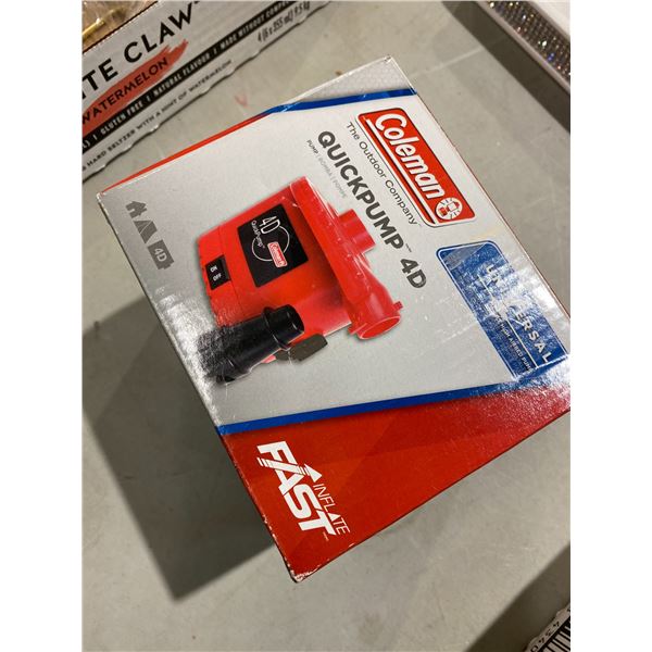 Coleman quick pump 4d