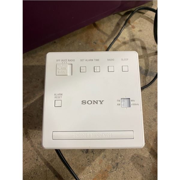 Sony alarm clock