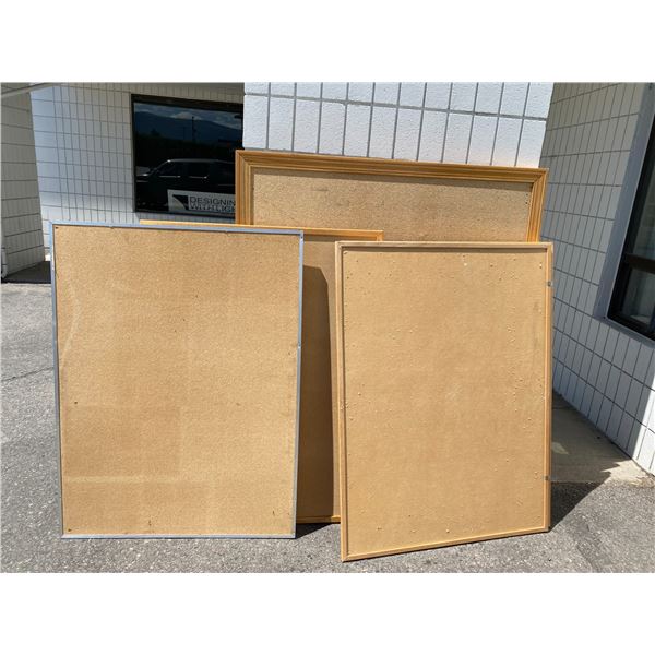 Lot of cork boards