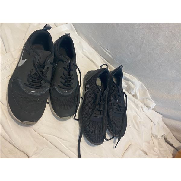 Nike size 7 under armour size 6.5