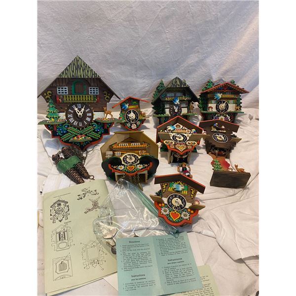 Collection of German clocks