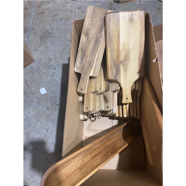 Lot of wood boards