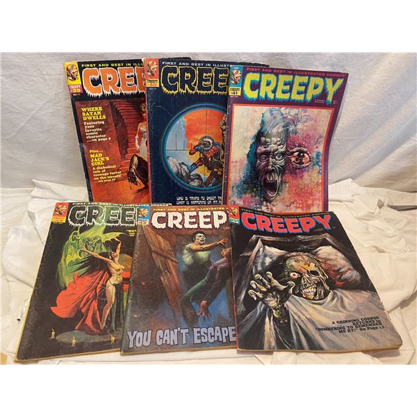 Creepy comics 1971,72,73