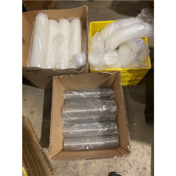 Portion cups and lids