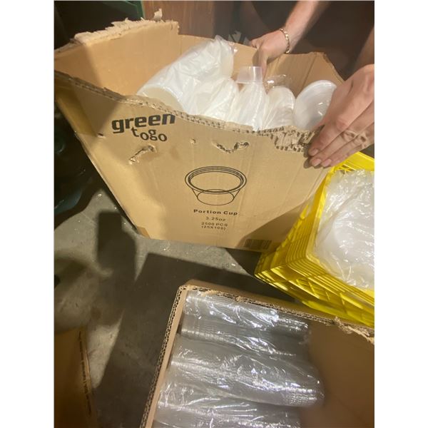 Portion cups and lids