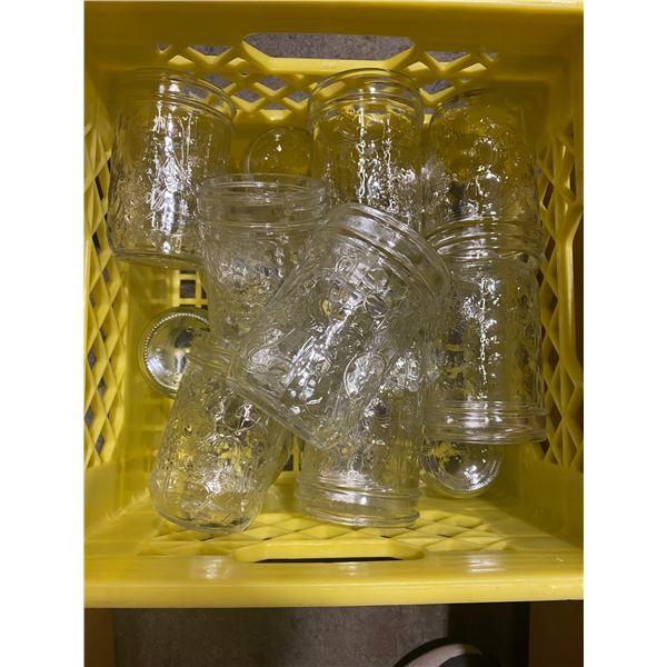 Crate  medium canning jars