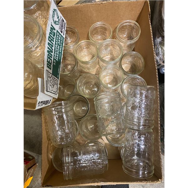 Lot canning jars