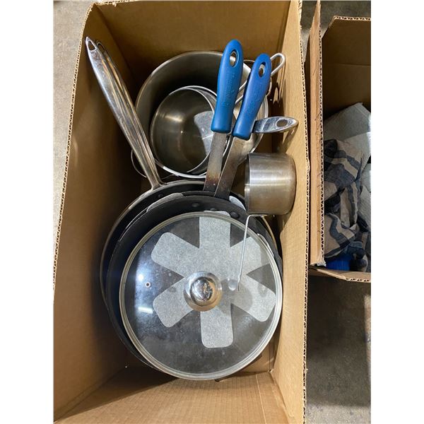 Lots and pans and grill