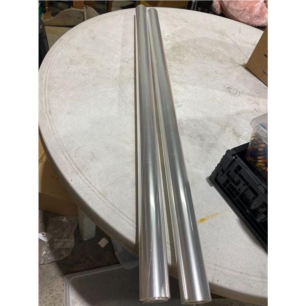 2rolls clear polypropylene