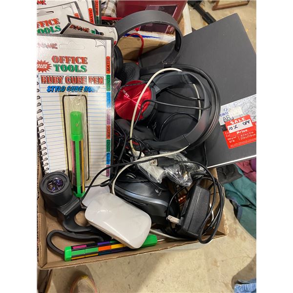 Misc headphones and stationary