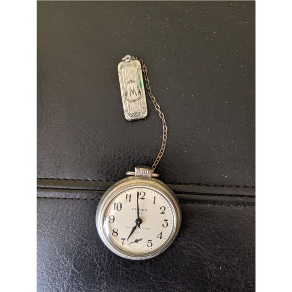 Pocket watch with fob runs