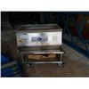 Image 2 : Vacuum sealer with rolling stand and bags model mvs41x made in Italy by minipack-Torre - working