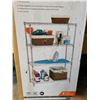 Image 2 : HDX 4 TIER WIRE SHELF UNIT NEW IN BOX